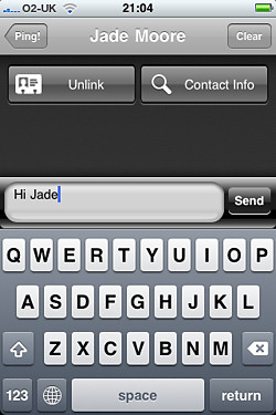 Ping - free internet text messaging app for the iphone review by Craig