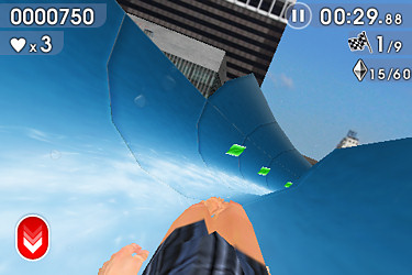 iPhone  Waterslide Extreme game app review for the iphone