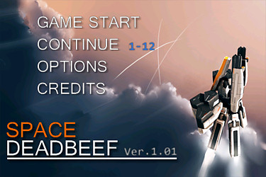 Space Deadbeef classic shootem up game app for the iphone