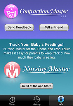 Pregnancy Birth Contraction Master app for the iPhone, pregnancy contractions, Birth contractions, pregnancy contractions app, Birth contractions app,Contraction Master app,Contraction Master app iphone