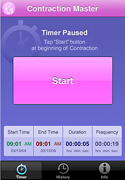 best free pregnancy app with contraction timing