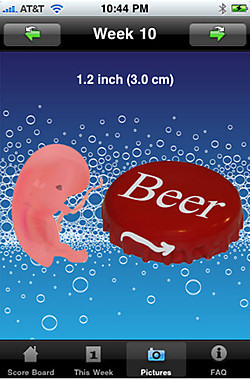 mPregnancy iphone app for men with a pregnant partner
